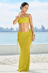 LANA SKIRT-GREEN