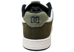 DC Shoes Mens Manteca 4 Comfortable Leather Shoes Khaki Dark Olive