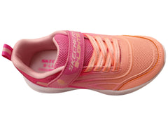 Skechers Kids Girls S Lights Sola Glow Colour Breeze Comfortable Shoes