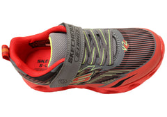 Skechers Kids Boys S Lights Vortex 2.0 Veltrox Comfortable Shoes