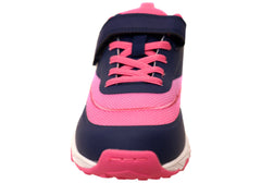 Harrison Nifty Kids Girls Adjustable Strap Athletic Shoes Navy Lilac