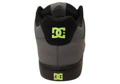 DC Shoes Mens Comfortable Leather Pure Shoes Grey Black