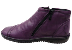 Cabello Comfort 5250-27 Womens Leather Ankle Boots