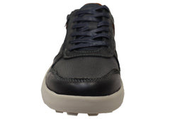 Explorer Mark Mens Comfortable Leather Lace Up Casual Shoes