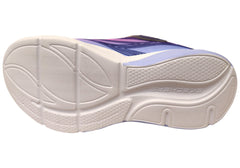 Skechers Kids Girls S Lights Cosmic Glow Shoes Navy Multi