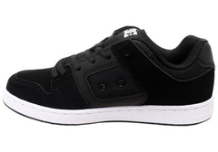 DC Shoes Mens Manteca 4 Comfortable Leather Lace Up Shoes Black White