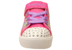 Skechers Kids Infants Girls S Lights Heart Steps Heart Sketch Shoes