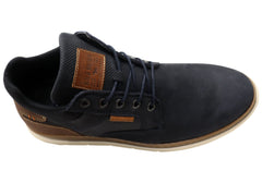 Wild Rhino Banff Mens Comfortable Leather Wide Fit Casual Boots