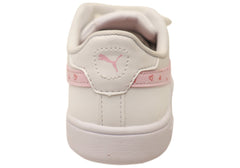 Puma Smash 3.0 Hearty V PS Kids Girls Adjustable Strap Sneakers