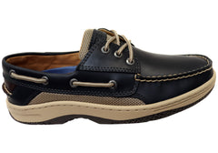 Sperry Mens Billfish Comfortable Wide Width Leather Boat Shoes