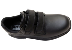 Skechers Unisex Kids Smooth Tracks Classic Stride Leather School Shoes