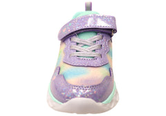 Koala Lights Petra Comfortable Girls Kids Light Up Shoes