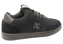 DC Shoes Mens Comfortable DC Astrix Leather Lace Up Shoes Black