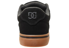 DC Shoes Mens Comfortable Anvil TX Lace Up Shoes Black Black Gum