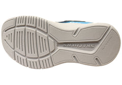 Skechers Boys Kids Microspec Advance Comfortable Shoes Navy Blue