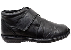 Cabello Comfort 5240-27 Womens Wide Fit Comfortable Leather Boots
