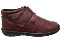 Cabello Comfort 5240-27 Womens Wide Fit Comfortable Leather Boots