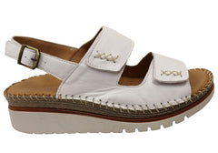 Orizonte Ivoryembrace Womens Comfortable European Leather Sandals