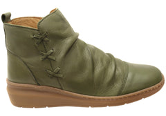 Cabello Comfort Perry Womens European Comfortable Leather Boots