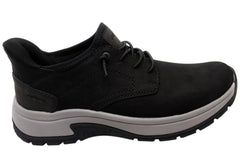 Rieker Mens 11050 Comfortable Leather Extra Wide Fit Slip On Shoes