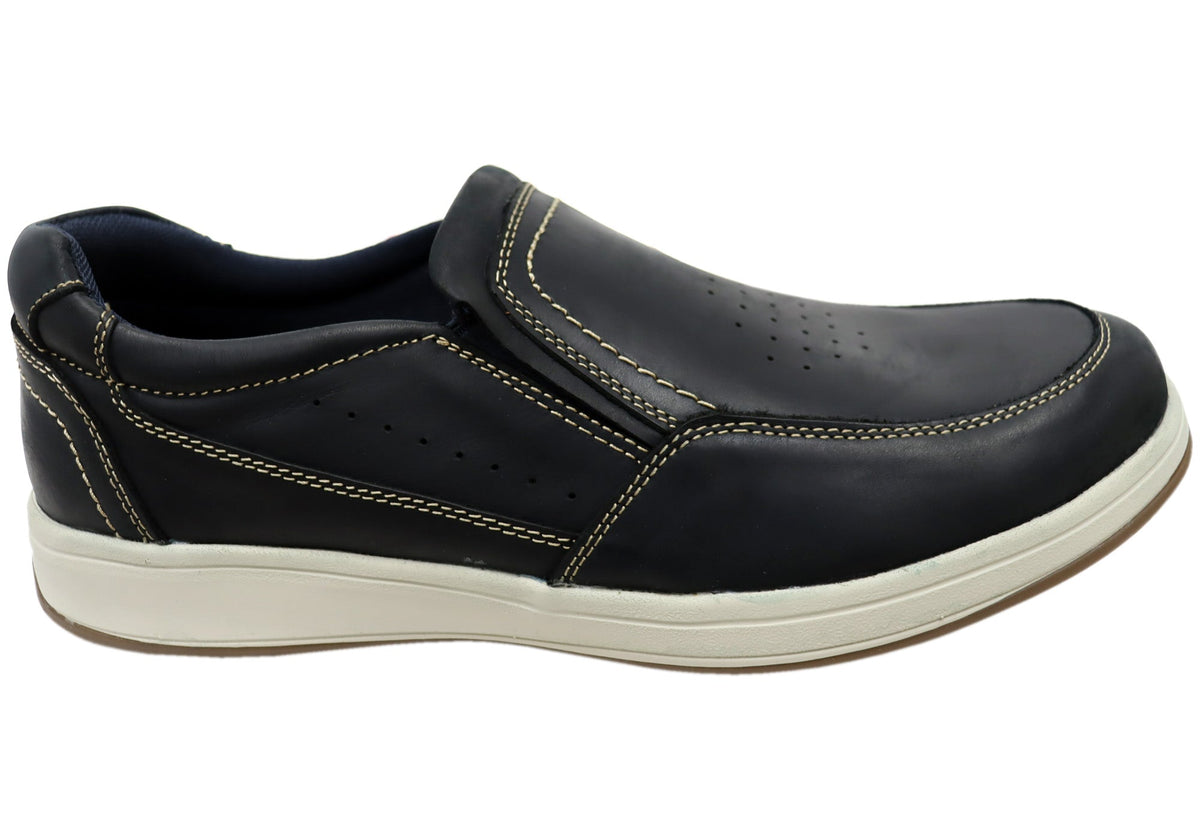 Rockport Jeode RO Mens Leather Comfortable Slip On Shoes