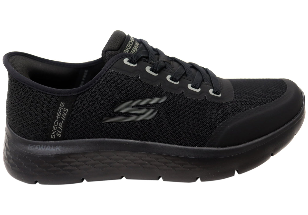 Skechers Mens Go Walk Flex Netro Extra Wide Fit Comfort Slip On Shoes